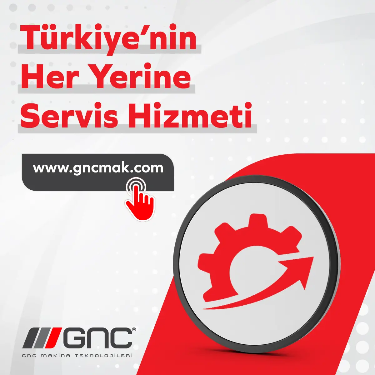 GNC Makina'nın Hizmet Bölgeleri ve Servis Ağları