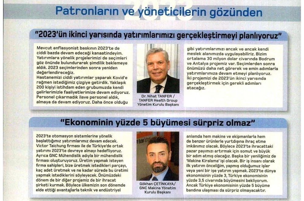 Patronların ve Yöneticilerin Gözünden (Para Dergisi)