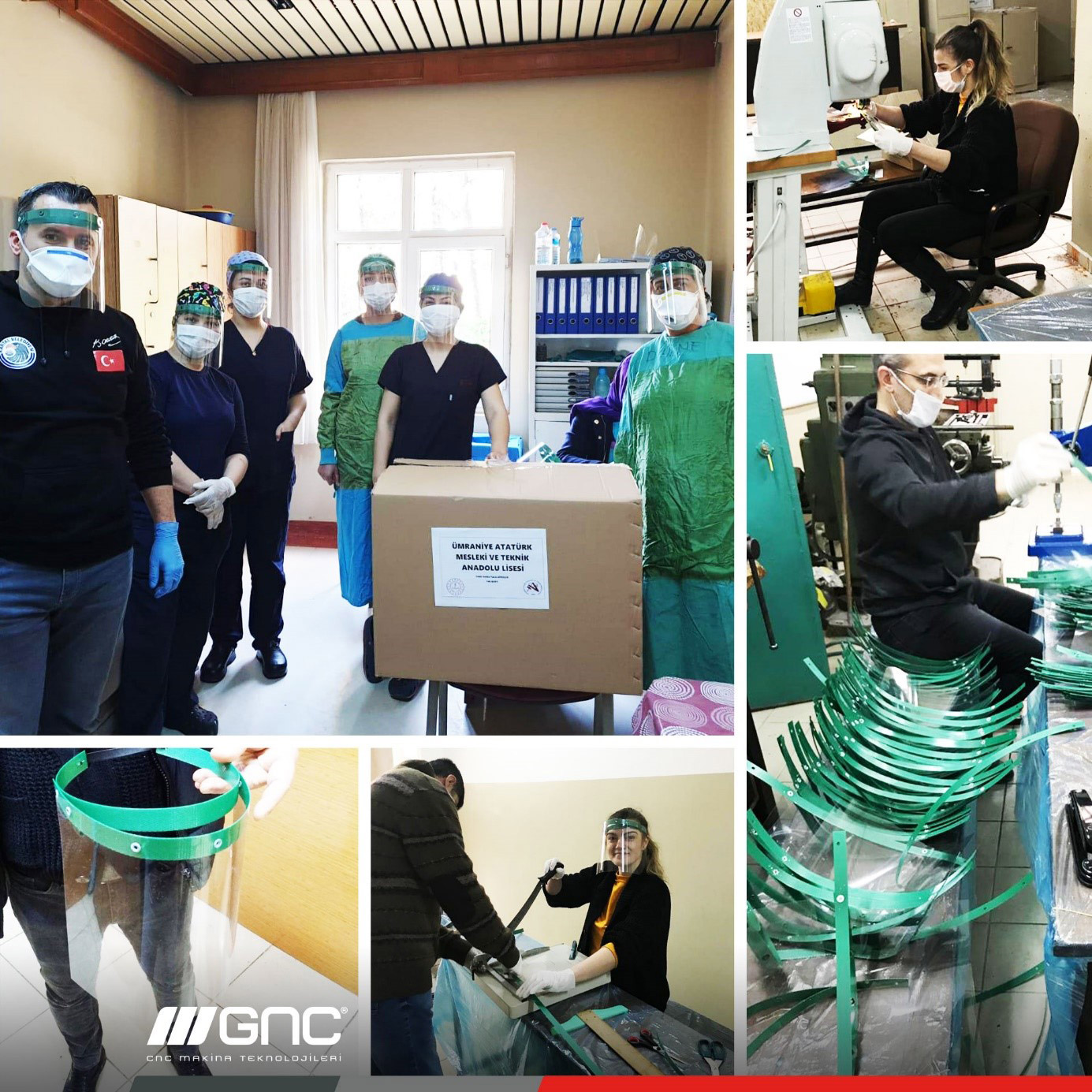 GNC MAKİNA STANDS SHOULDER TO SHOULDER IN COVİD-19 PANDEMIC GNC MAKİNA STANDS SHOULDER TO SHOULDER IN COVİD-19 PANDEMIC
